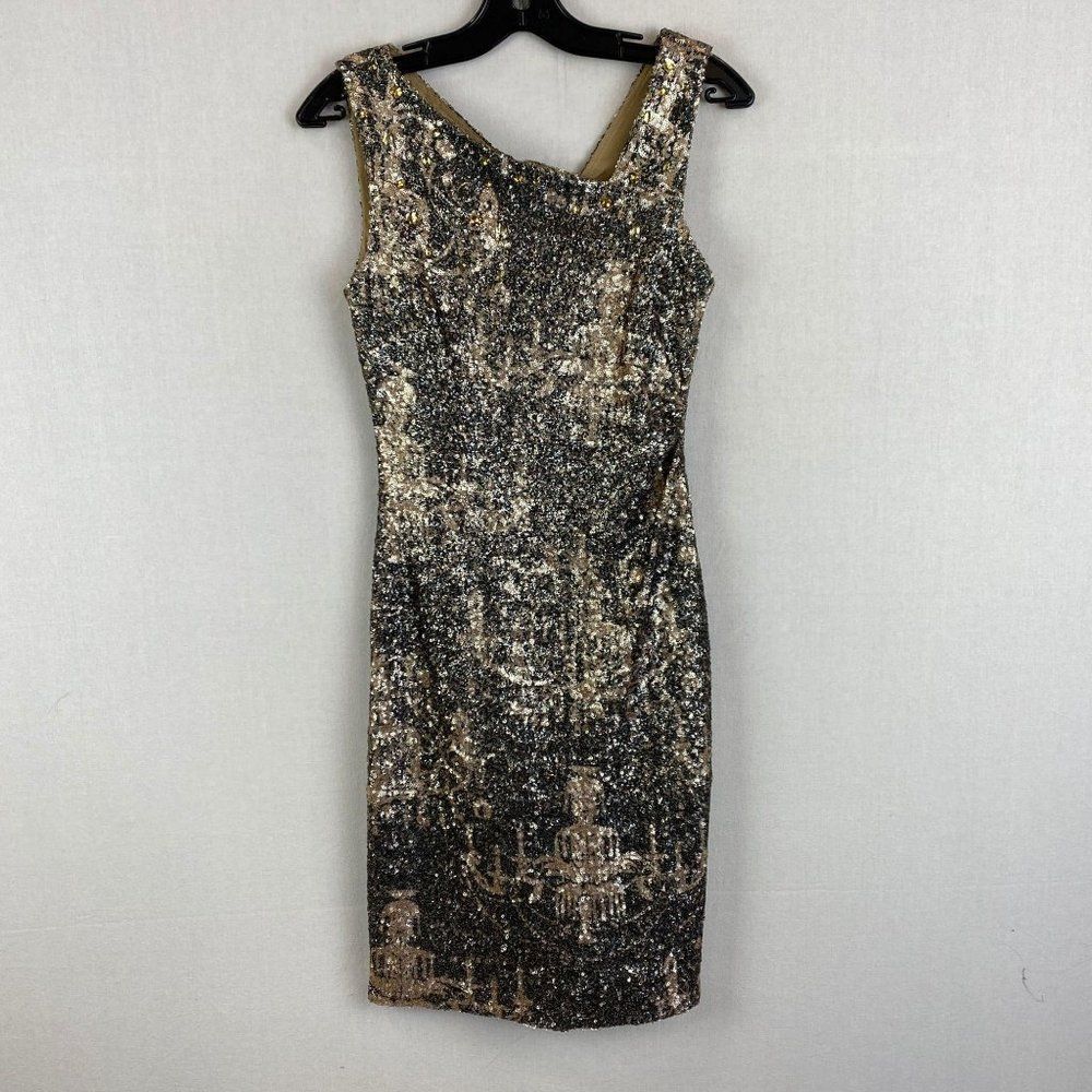 KAY UNGER Sequin Dress